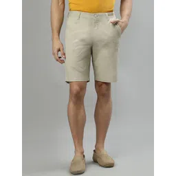 Iconic Men Mid Rise Pure Cotton Shorts-picture-39
