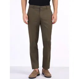 Iconic Men Regular Fit Mid Rise Chinos Trousers-picture-20