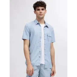 Iconic Men Solid Regular Fit Polyester Shirt-picture-34