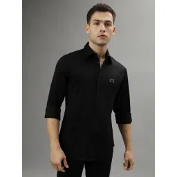 Iconic Men Solid Slim Fit Cotton Shirt-picture-37