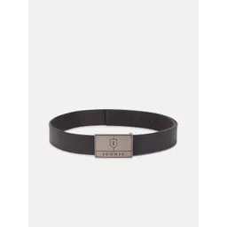 Iconic Men Textured Leather Belt-picture-20