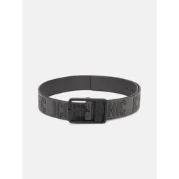 Iconic Men Textured Leather Belt image 1