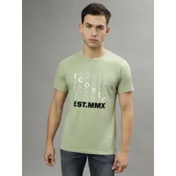Iconic Men Typography Regular Fit Cotton T-shirt-picture-22