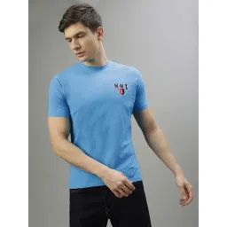 Iconic Men Typography Regular Fit Cotton T-shirt-picture-13