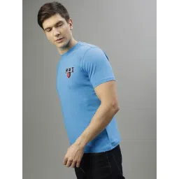 Iconic Men Typography Regular Fit Cotton T-shirt image 4