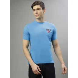 Iconic Men Typography Regular Fit Cotton T-shirt image 3