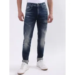 Iconic Men Washed Regular Fit Cotton Jeans-picture-28