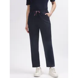 Iconic Navy Elasticated Trousers-picture-15