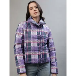 Iconic Purple Chequered Jacket-picture-16