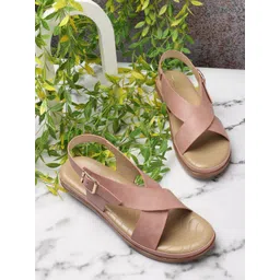 ICONICS Criss-Cross Strap Open Toe Flats-picture-32