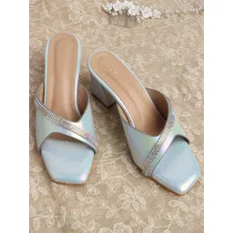 ICONICS Women Embellished Block Heels-picture-10