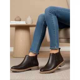 ICONICS Women Round Toe Zip Winter Boots-picture-21