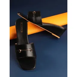 Iconics Women's Black Casual Wedges-picture-15