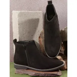 ID Men's Black Casual Boots-picture-17