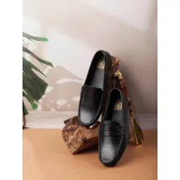 ID Men's Black Casual Loafers-picture-19
