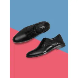 ID Men's Black Derby Shoes-picture-38