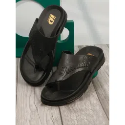 ID Men's Black Toe Ring Sandals-picture-32