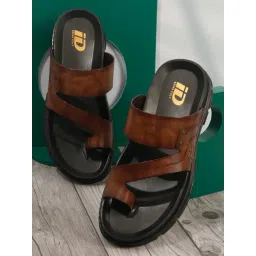 ID Men's Brown Toe Ring Sandals-picture-14