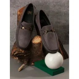 ID Men's Grey Formal Loafers-picture-35