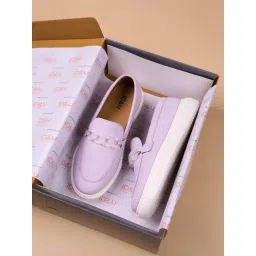ID Women's Lavender Casual Loafers-picture-46