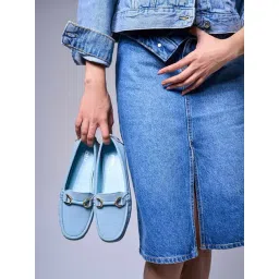 ID Women's Sky Blue Casual Loafers-picture-32