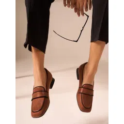 ID Women's Tan Casual Loafers-picture-43