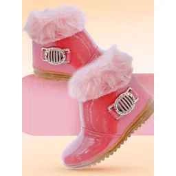 IDEAL COLLECTION Girls Woven Design Patent Leather Fashion-picture-40