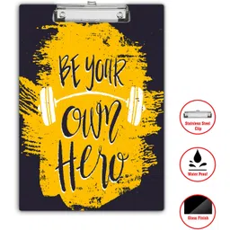 ideal foz "MOTIVATIONAL" Printed Exampad/Clipboard for kids, students, office use etc_014 image 1