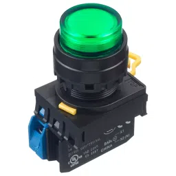 IDEC Industrial Pushbutton Switches PB SWITCH, SPST-NO, 24VAC, SCREW, GREEN, YW1L-M2E10Q4G-picture-11