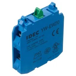 IDEC Switch Contact Blocks DOUBLE CONTACT BLOCK, 2NO, SCREW, YW-EW20-picture-42