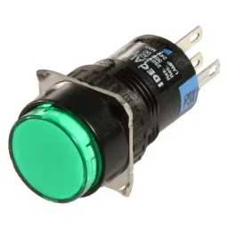 IDEC SWITCH, INDUSTRIAL PUSHBUTTON, 18MM, AL6M-M14-G-picture-16