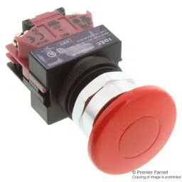 IDEC SWITCH, INDUSTRIAL PUSHBUTTON, 40MM, ABW401-R-picture-25