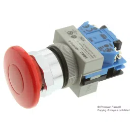 IDEC SWITCH, INDUSTRIAL PUSHBUTTON, 40MM, ABW410-R-picture-15