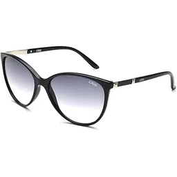 idee 100% UV protected sunglasses | Gradient | Large | Full rim | Women | Oval | Frame: Black | Lens: Grey-picture-13