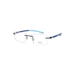 IDEE Blue Rectangular Eye Frames for Men-picture-23