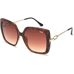 idee sunglasses| 100% UV protected | Gradient | Full Rim | Square | Women | Large | Shiny Brown Demi Polycarbonate Frame | Brown Gradient Polycarbonate Lens-picture-14