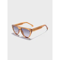 IDOR Unisex Grey Lens & Orange Square Sunglasses with-picture-13