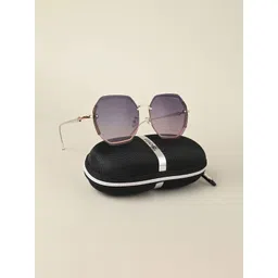 IDOR Unisex Oval Sunglasses with Polarised and UV Protected Lens IDOR-3072-PNK-picture-21