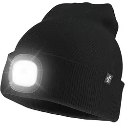idyllicomfort be comfy ,be best Idyllicomfort Led Lighted Beanie Hat,USB Rechargeable Hands Free Headlamp Cap, Unisex Winter Warmer Knit Hat with Light for Hiking Biking Camping Jogging, Gift for Men, Women, Teens-picture-40