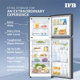 ifb 243 L Frost Free Double Door 2 Star Convertible Refrigerator image 2