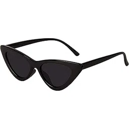 iflash Cat Eye Non-Polarized Sunglasses For Women, Retro Narrow Pointy Cateye Womens Sun Glasses (Black) - Pack Of 1, standard-picture-11