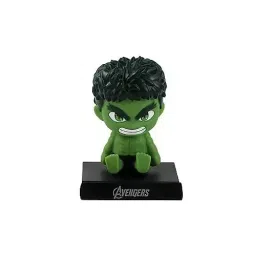 IIVAAS Green Plastic Car Decorative Figurine with Mobile Holder-picture-47