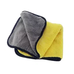 IIVAAS Yellow Polyester Blend Car Cleaning Cloth-picture-22