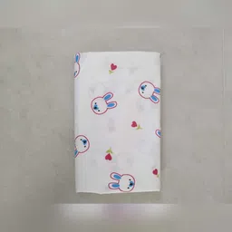 ikaa IKKA RABBIT PRINT BABY CRADLE(THOTIL) PURE COTTON 50 INC X 60 INCH image 4