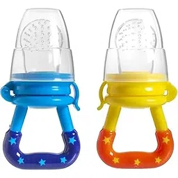 IKAAHUB Baby Food Feeder Pacifier with Mesh Strainer for Fresh Fruits and Vegetables, Multi-Colour, Star Design(Pack of 2 Pc.)-picture-19