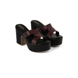 IKAGI Open Toe Block Heels-picture-30