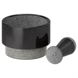 ikea ädelsten Pestle and mortar, marble black-picture-17
