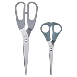 ikea svärdfisk Scissors, set of 2, stainless steel grey/grey-turquoise-picture-19
