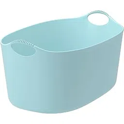 Ikea TORKIS Flexi Laundry Basket, in-/Outdoor, Blue, 35 l (9 Gallon)-Plastic-picture-26