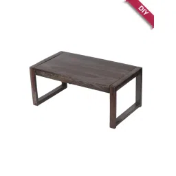 Ikiriya Hamstreet Solid Dark Brown Wood Coffee Table Mahogany Finish-picture-11